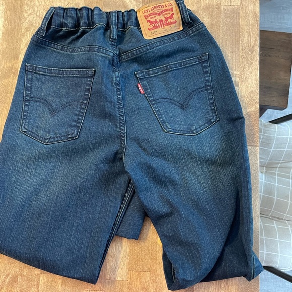 Boy’s 514 Adjustable Waist size 14 reg Levi Strauss Jeans - Picture 2 of 6